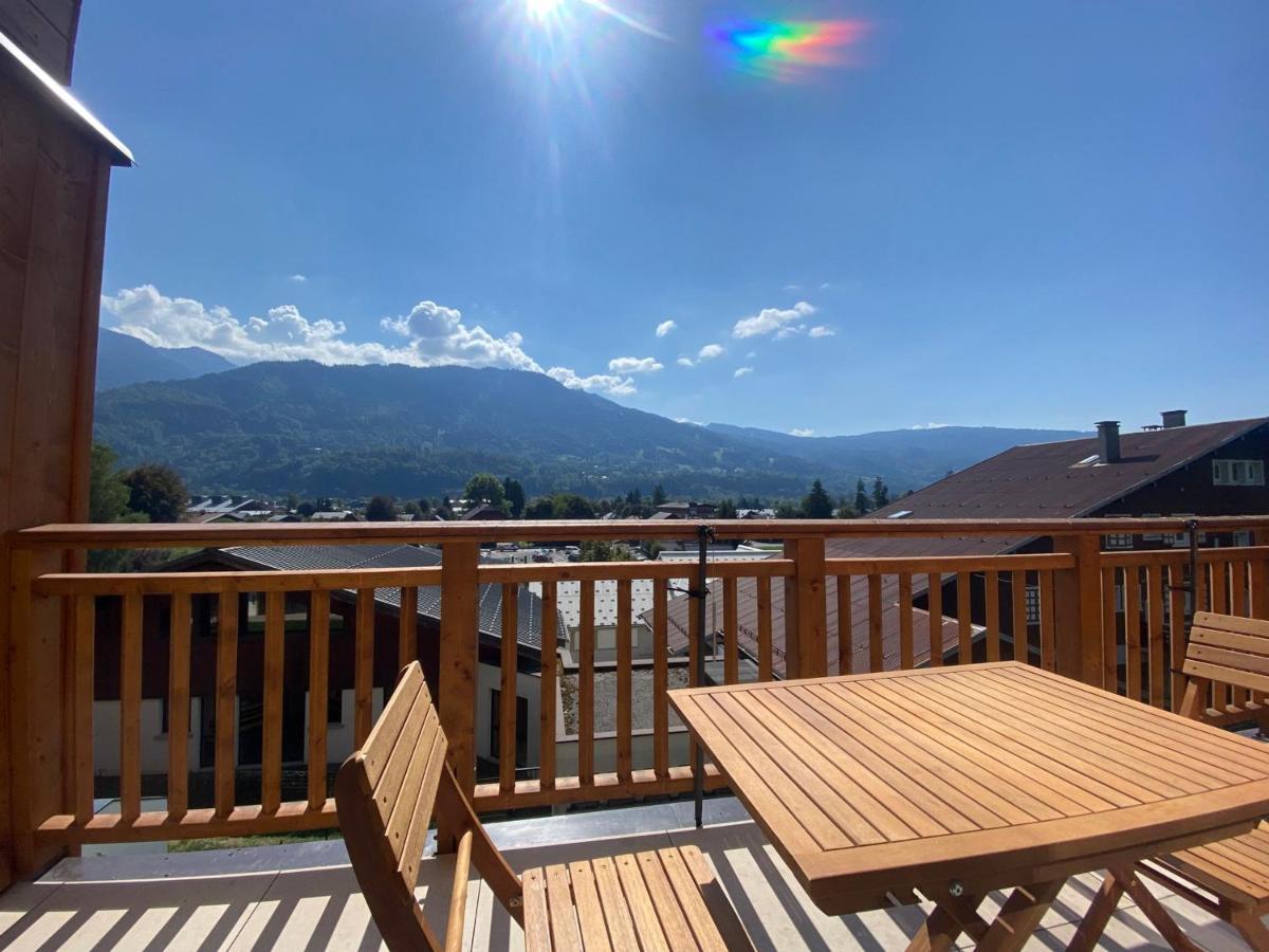Appartement Familial Neuf Pres Du Village, 3 Chambres, Balcon Sud, Parking, Proche Ski-Bus, Samoens - Fr-1-642-80 エクステリア 写真