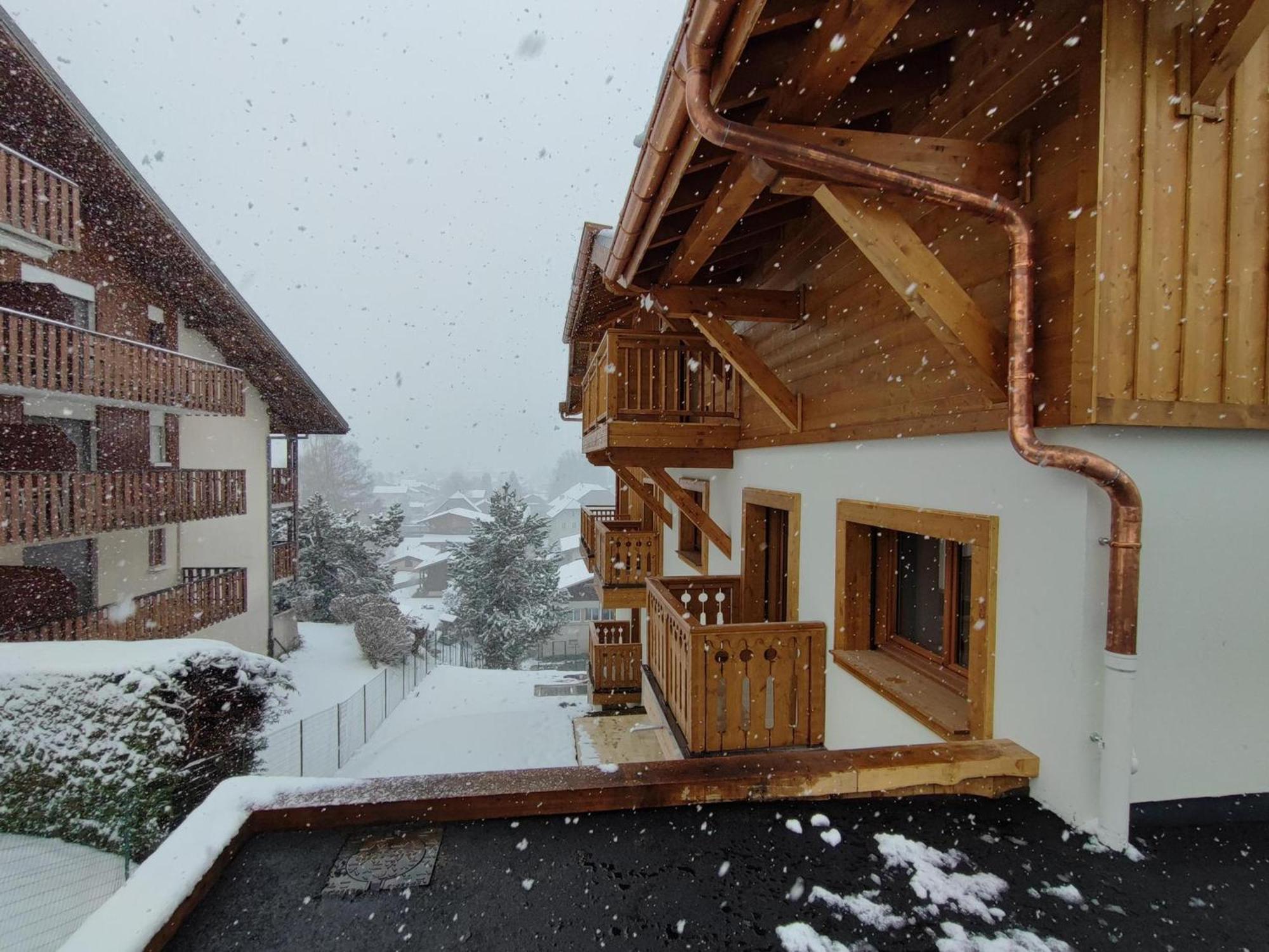Appartement Familial Neuf Pres Du Village, 3 Chambres, Balcon Sud, Parking, Proche Ski-Bus, Samoens - Fr-1-642-80 エクステリア 写真
